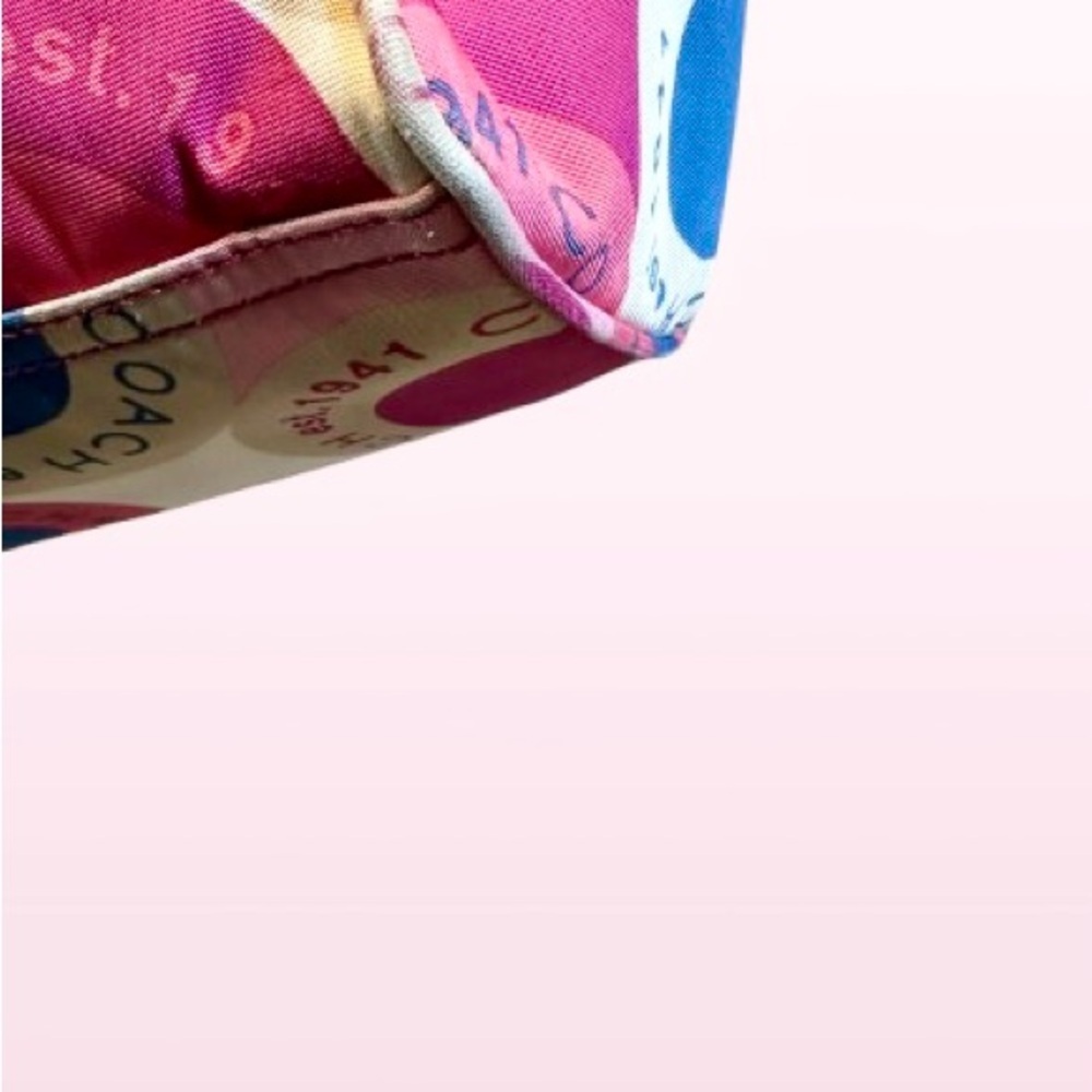 Coach Multi-color Daisy Scarf Print Tote Bag - Picture 3 of 8
